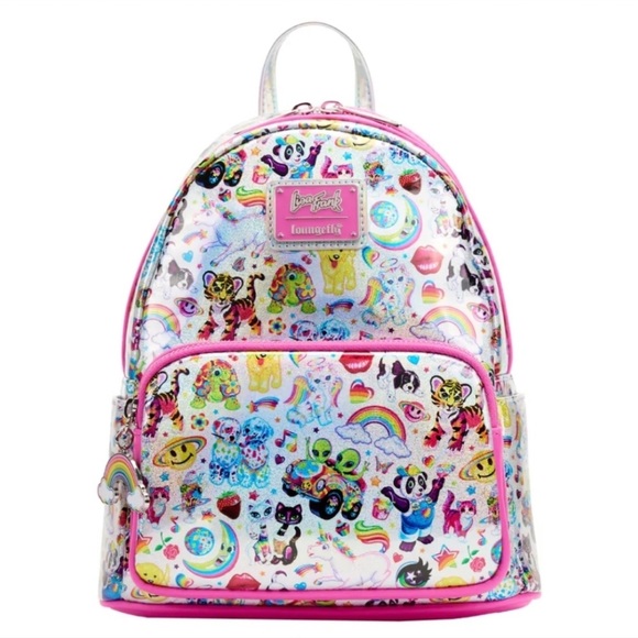 Lisa Frank Loungefly AOP Iridescent Mini Backpack - Picture 6 of 7